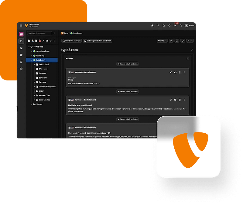 TYPO3 Backend
